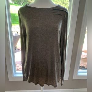 Medium Women's Long Sleeve Top - Brown, Apt 9 EUC